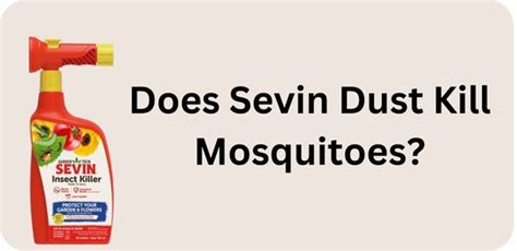 does sevin dust kill mosquitoes